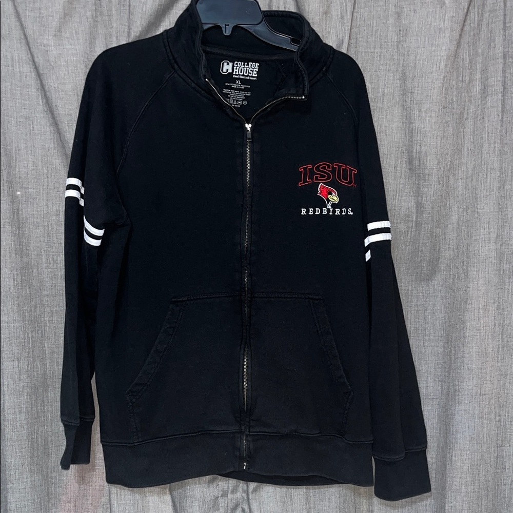 Vintage ISU Redbirds Zip-Up Sweatshirt